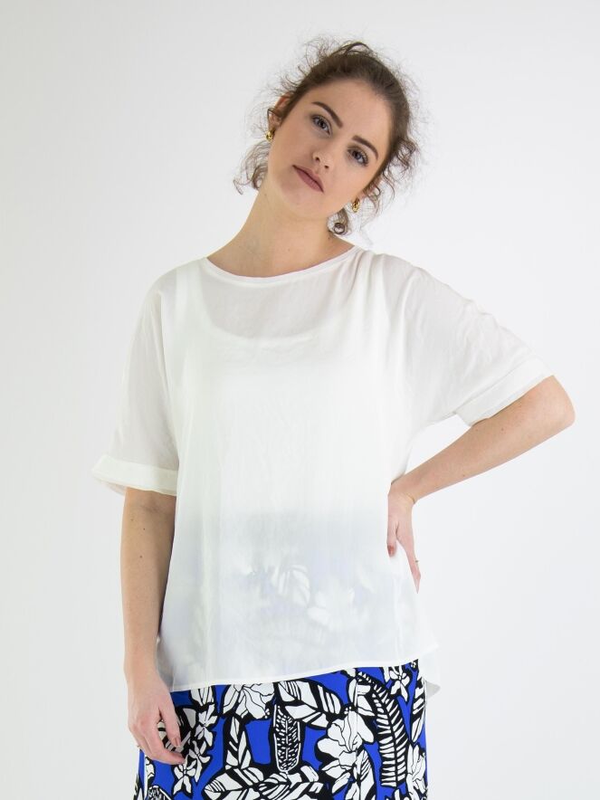 Marc Cain shirts WS 51.16 W76 Creme Weiß bei Penninkhof.de