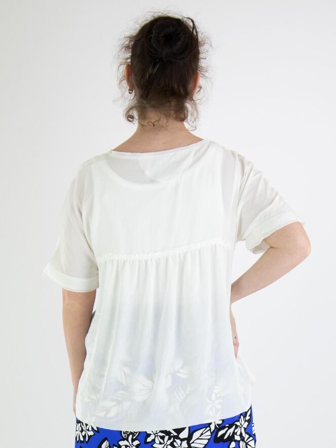 Marc Cain shirts WS 51.16 W76 Creme Weiß bei Penninkhof.de 