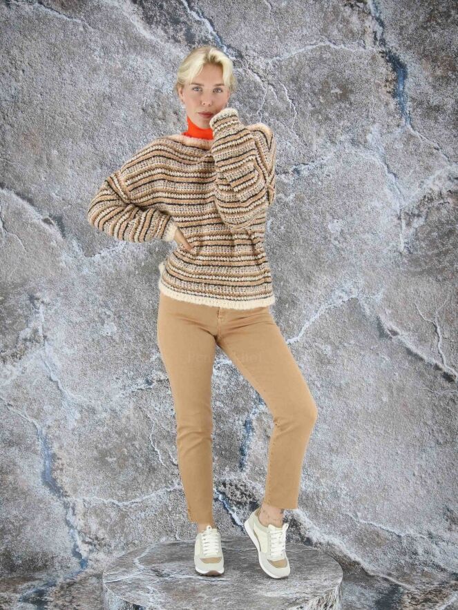 Marc Cain pullover TC M22 Camel bei