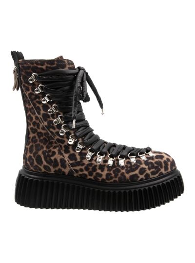 AGL Stiefelette taupe-nero DROMO