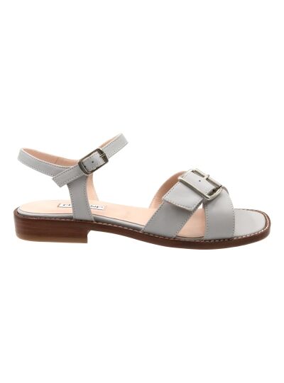 Cervone Sandalette nappa grigio 1880 ALESSANDRA