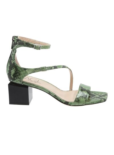 AGL Sandalette vegan-nero ANGIE SANDAL D660007PCK